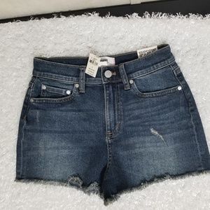 VS PINK High Waisted Cut Off Shorts